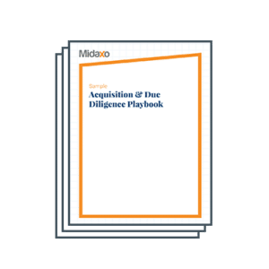 Playbook front page - Acquisition & Due Diligence
