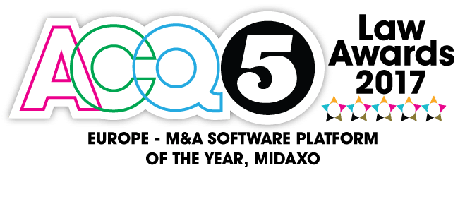 Image of ACQ5 Law Awards "M&A Software Platform of the year - Europe"