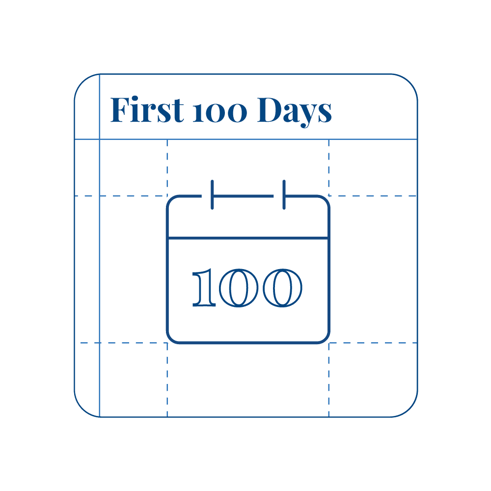 Image of First 100 Days component