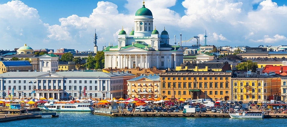 A picture of Helsinki, Finland. Midaxo office location
