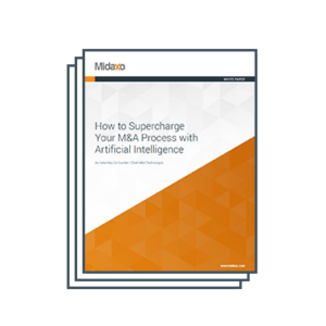 White Paper front page - How to Supercharge Your M&A Process with Artificial Intelligence