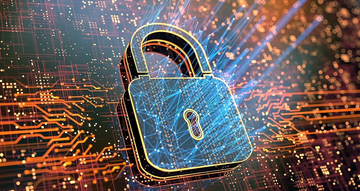 Lock banner image to symbolize cybersecurity in M&A platforms