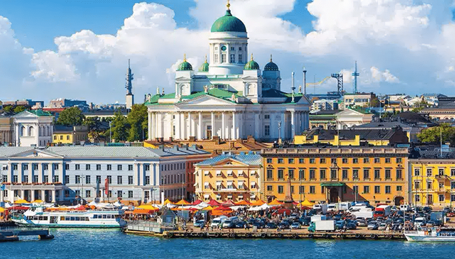 A picture of Helsinki, Finland. Midaxo office location